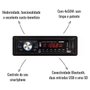 Rádio Automotivo Qualyten MP3 FM Bluetooth USB SD Com App