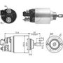 Relé de Partida Gurgel Volkswagen Gol Voyage Fox ZM M8 12v