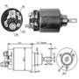 Relé de Partida Volkswagen Ford Gurgel ZM CAP M8 M4 M5 12v