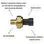 Sensor Eletrônico Pressão Óleo 3RHO 7729 Volvo VM Euro 5
