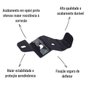 Suporte Defletor Frontal Edreaza Direito para Scania Série 4