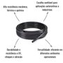 Tubo Nylon Dynatech 8mm x 6mm Preto 100 Metros